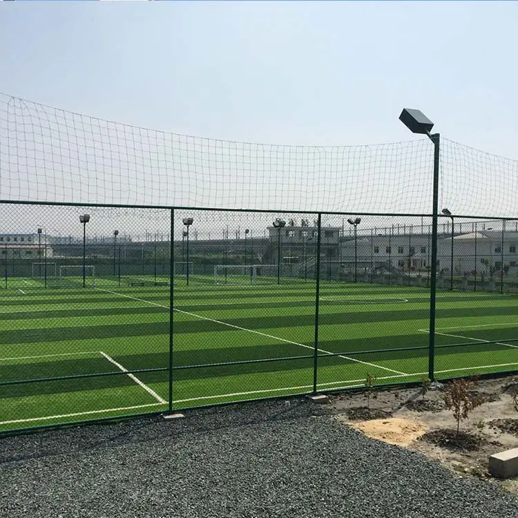 China manufactures supply hot dipped pvc  9gauge 6 Diamond Wire chain link fence