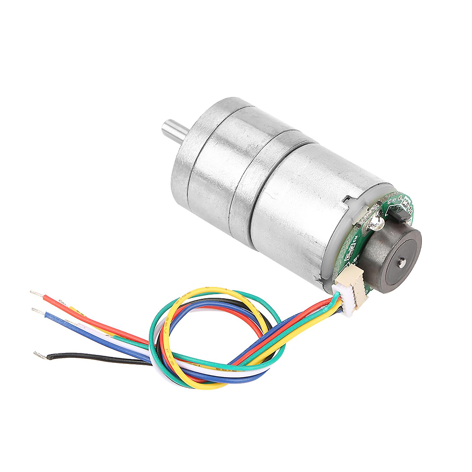 12v 25ga310128 Dc Encoder Gear Motor Metal Speed Reduction Motor (dc12v 70rmp)