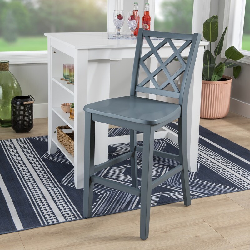 Catron Counter Height Solid Wood Dining Bar Stool