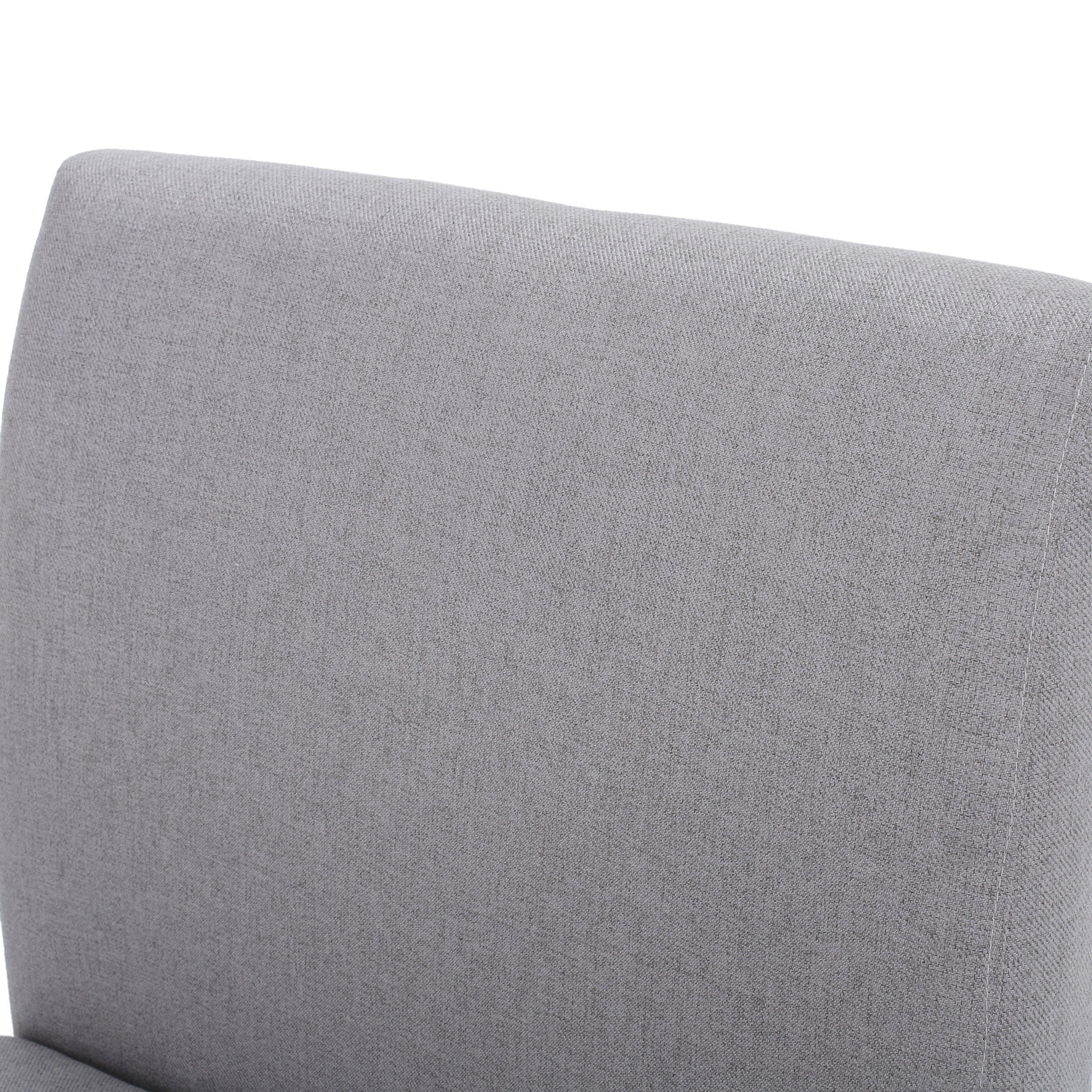 Kendal Contemporary Fabric Slipper Accent Chair