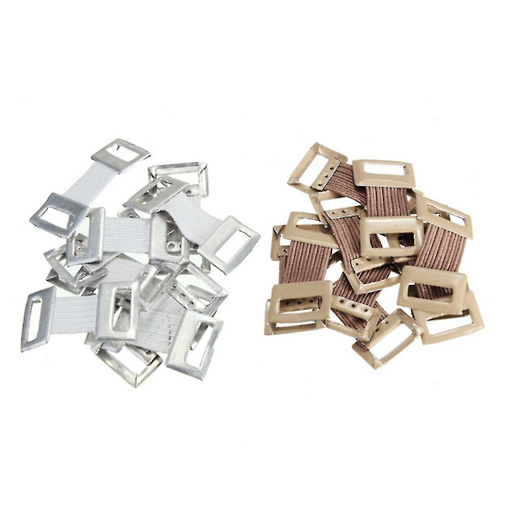 10pcs Replacement Bandage Wrap Stretch Metal Clips Fixation Clamps Hooks Shytmv