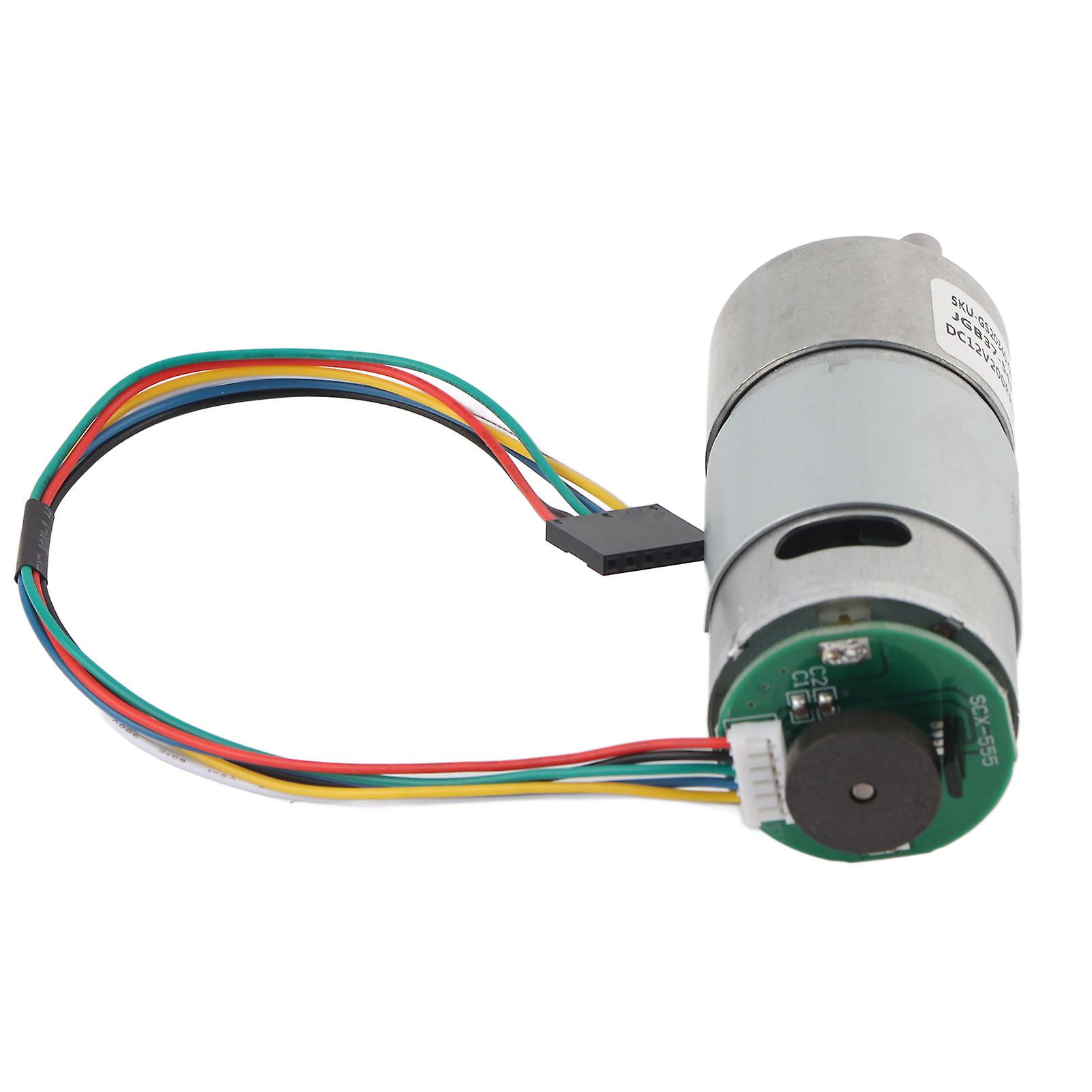 Large Torsion Gear Motor With Encoder 12/24v Power Speed Reduction Motor(12v 200 Rpm)