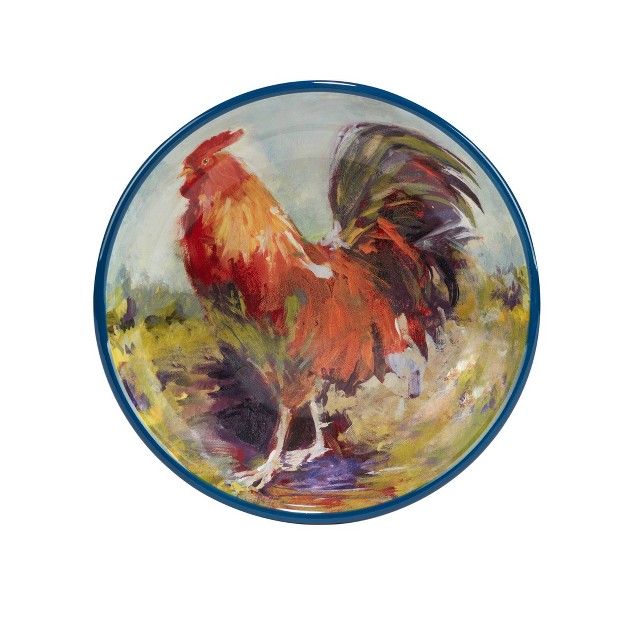 Set Of 4 Rooster Meadow Soup Bowls Certified International