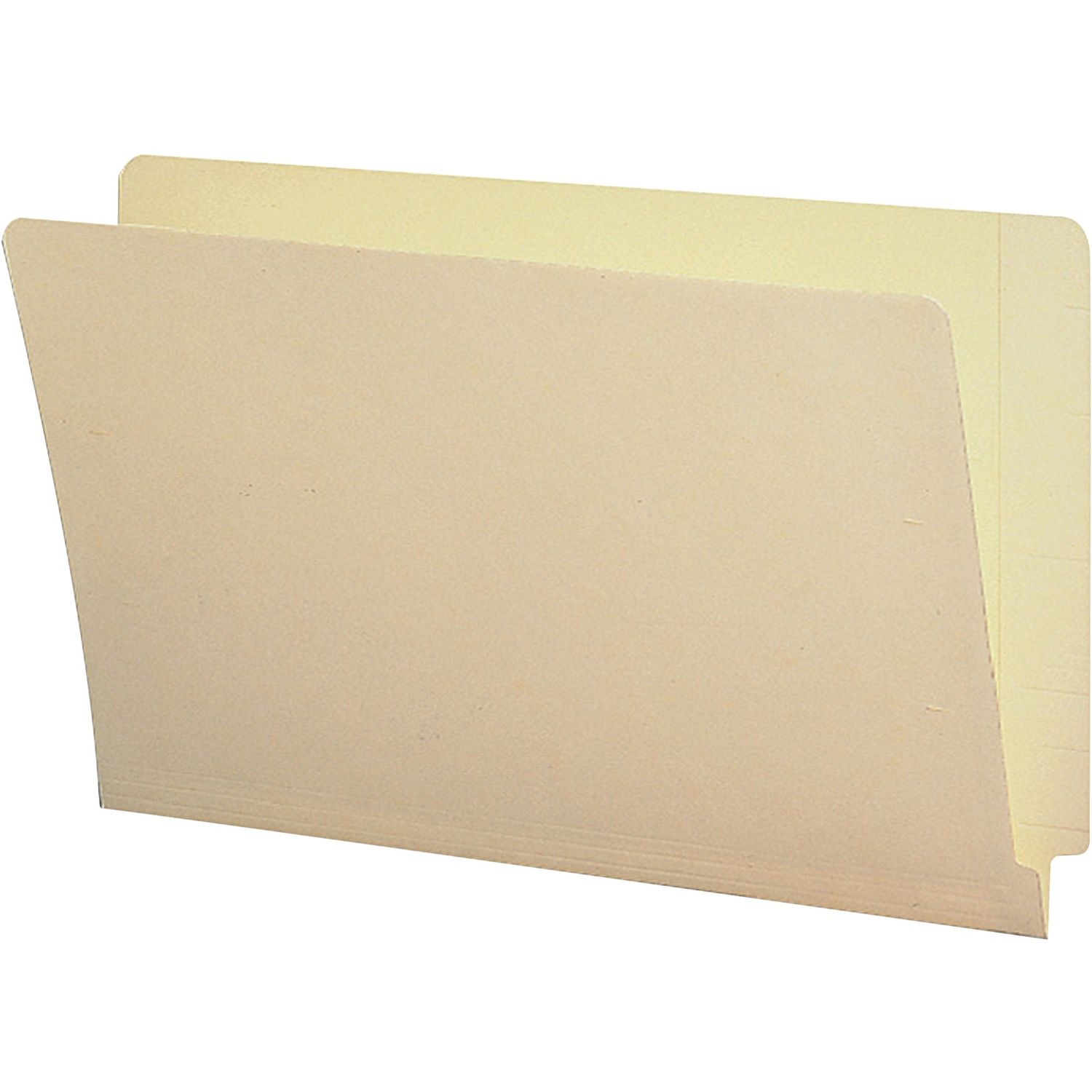 Straight Tab Cut Legal Recycled End Tab File Folder by Business Source BSN17255