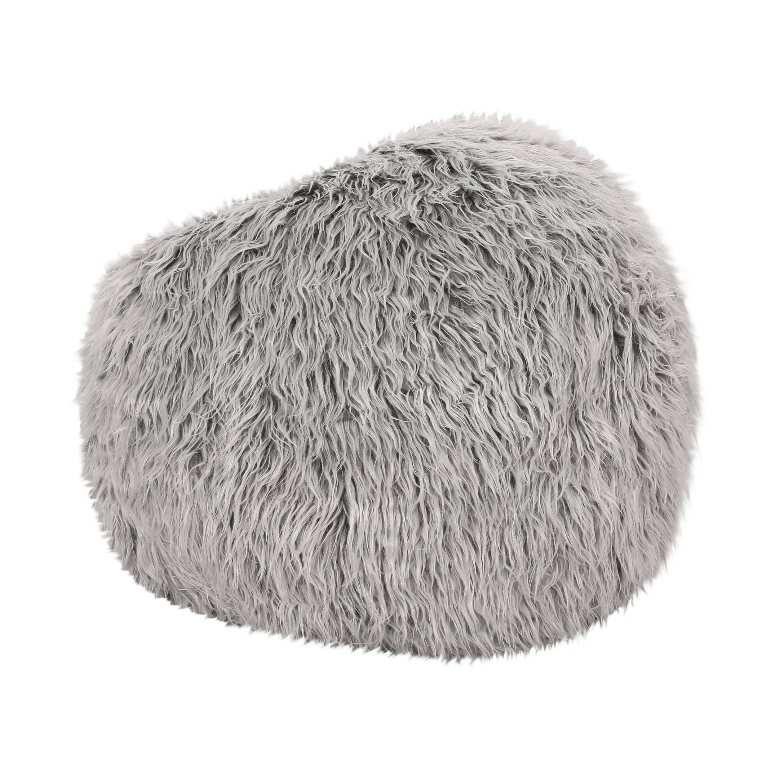 Dundas Modern Glam 3 Foot Faux Fur Bean Bag