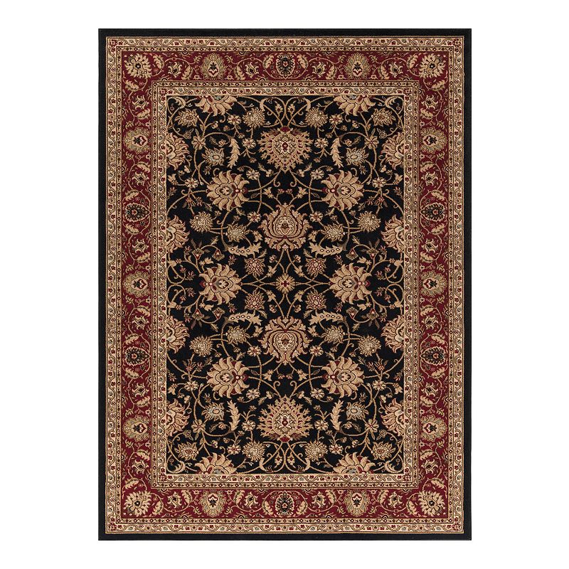 Merinos Mahal Floral Framed Rug