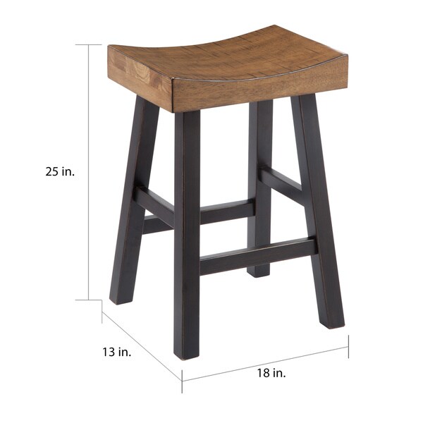 Signature Design by Ashley Voznesensk Two-tone Backless Stools (Set of 2)