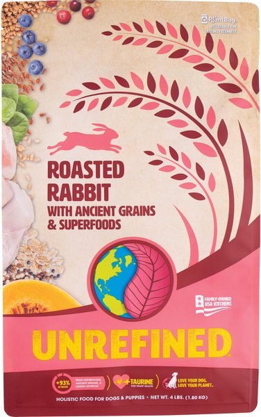 Earthborn Holistic Unrefined Roasted Rabbit with Ancient Grains and Superfoods Dry Dog Food