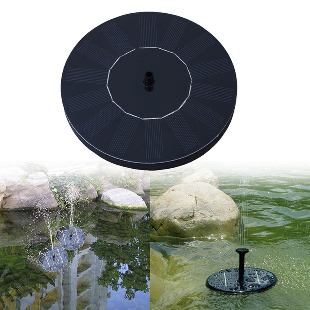 Solar Fountain， Floating Solar Powered Water Fountain Pump for Bird Bath， Garden， Pond， Pool， Outdoor