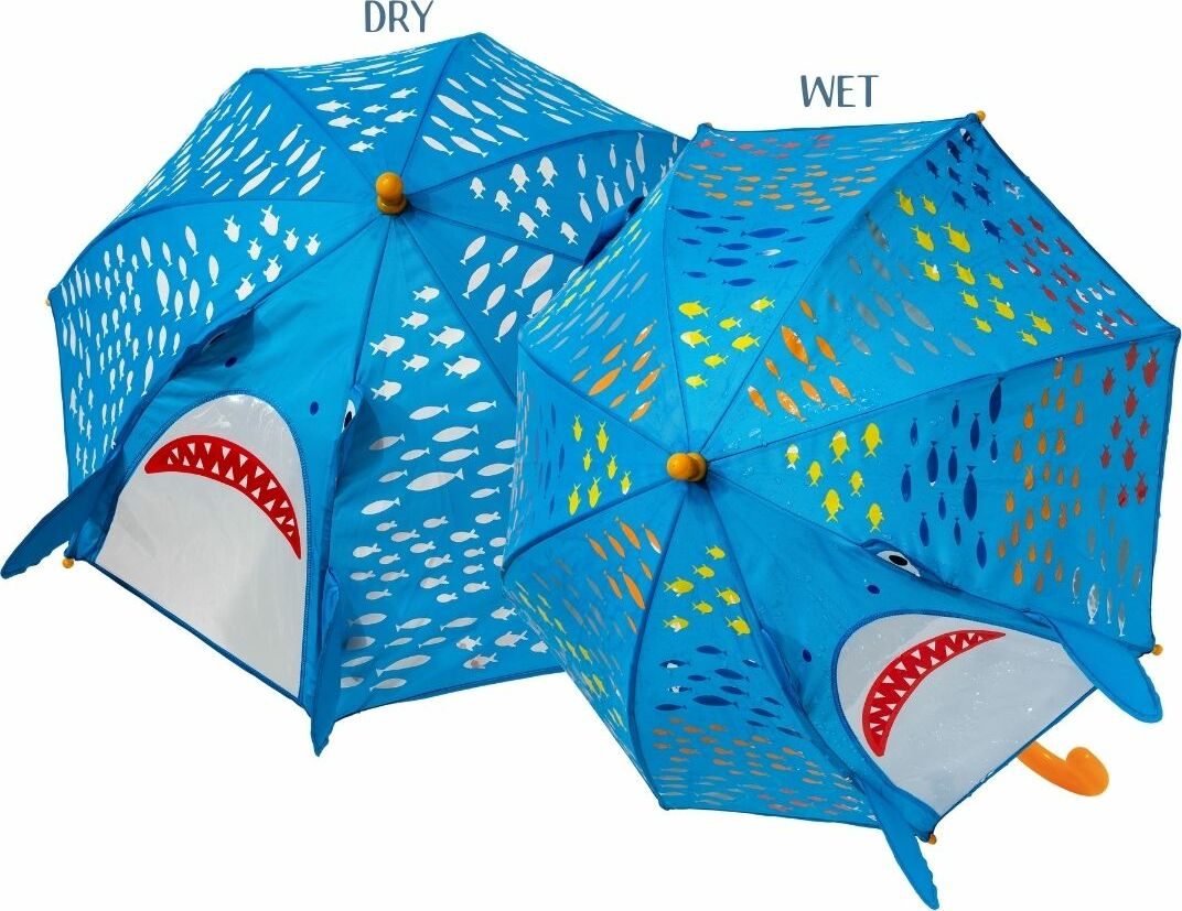 Color Changing 3D Shark Umbrella