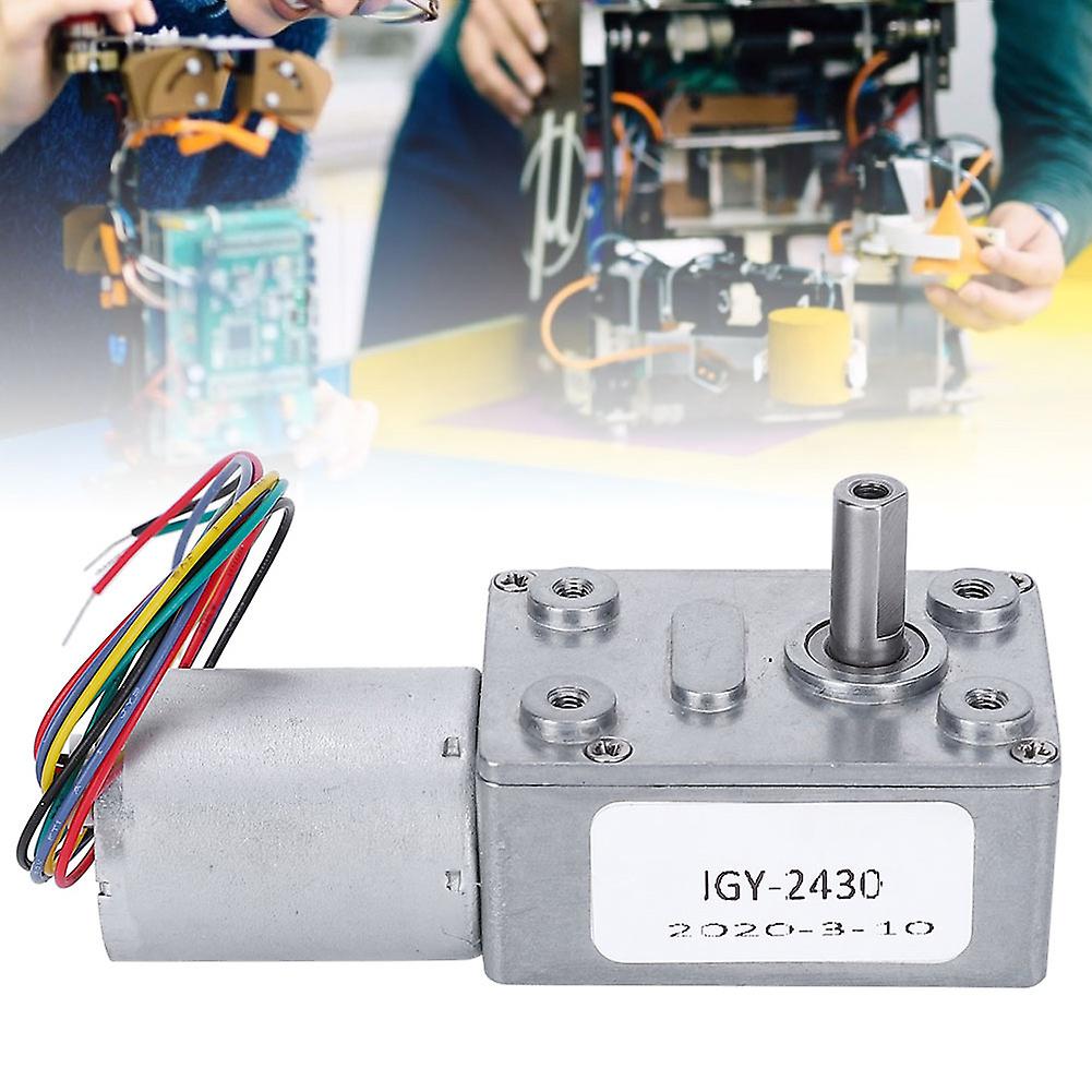 12v Dc Speed Reduction Worm Motor Self Locking Reversible Gear Motor Eletrical Parts(40rpm )