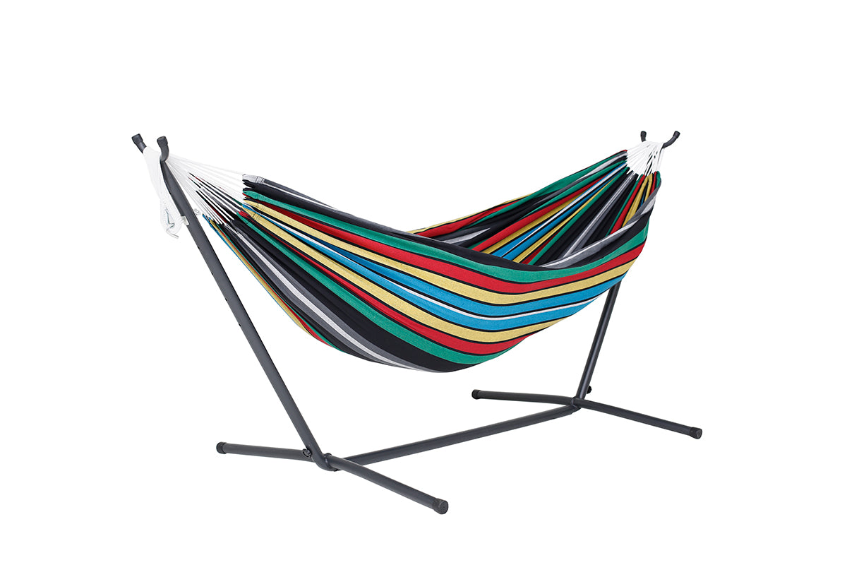 Vivere's Double Rio Night Hammock Combo with 9ft Stand