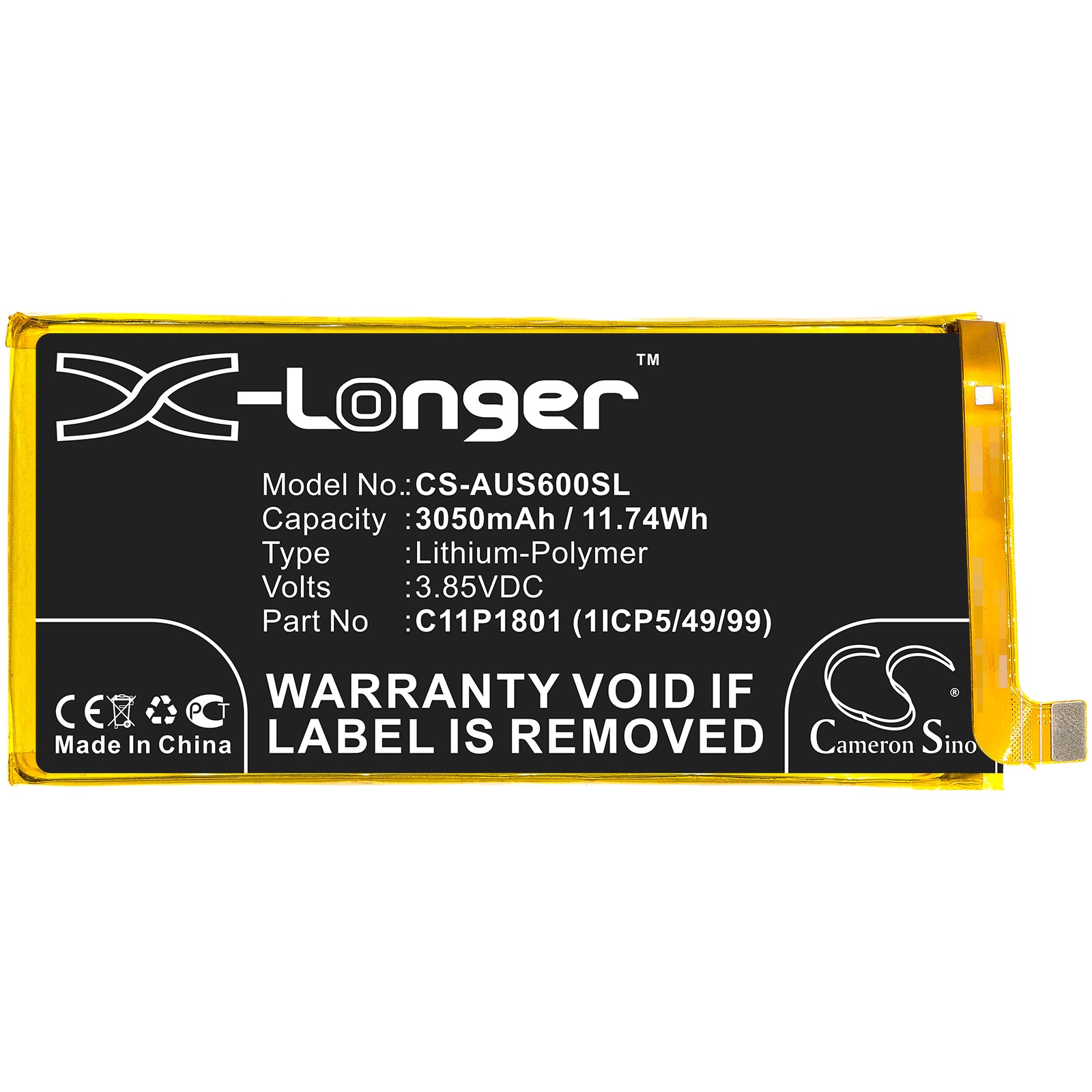 Asus ROG Phone ZS600KL Replacement Battery BatteryClerkcom Mobile Phone