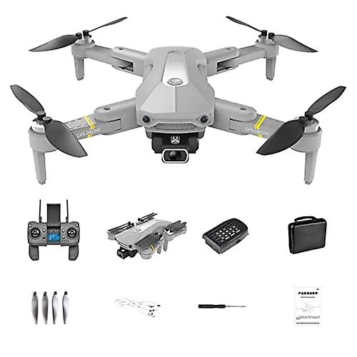 Folding Drone With 8k Hd Camera， Wifi Fpv， Brushless Gps Quadcopter， 360 Obstacle Avoidance， 7-level Wind Resistance， 50x Zoom， Headless Mode Grey-1 B