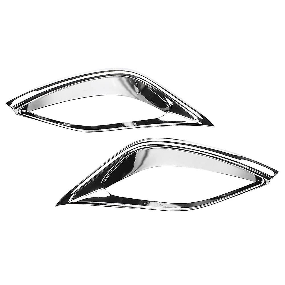 For Highlander 2020 2021 2022 Abs Chrome Rear Fog Light Lamp Cover Trim Foglight Bezel Decoration F