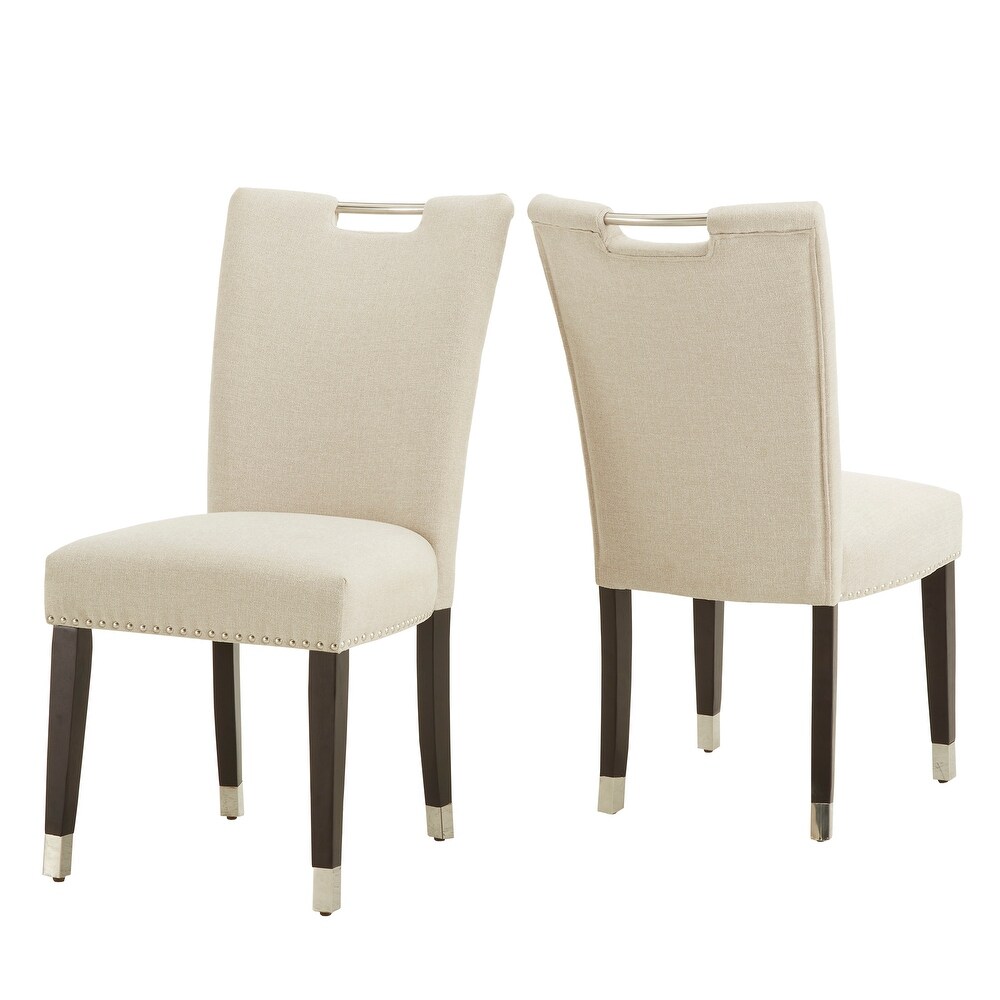 Willa Heathered Weave Parson Dining Chair (Set of 2) by iNSPIRE Q Bold