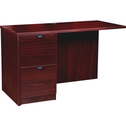 Lorell Prominence 2.0 Mahogany Laminate Left Return - 2-Drawer (PR2448LMY)