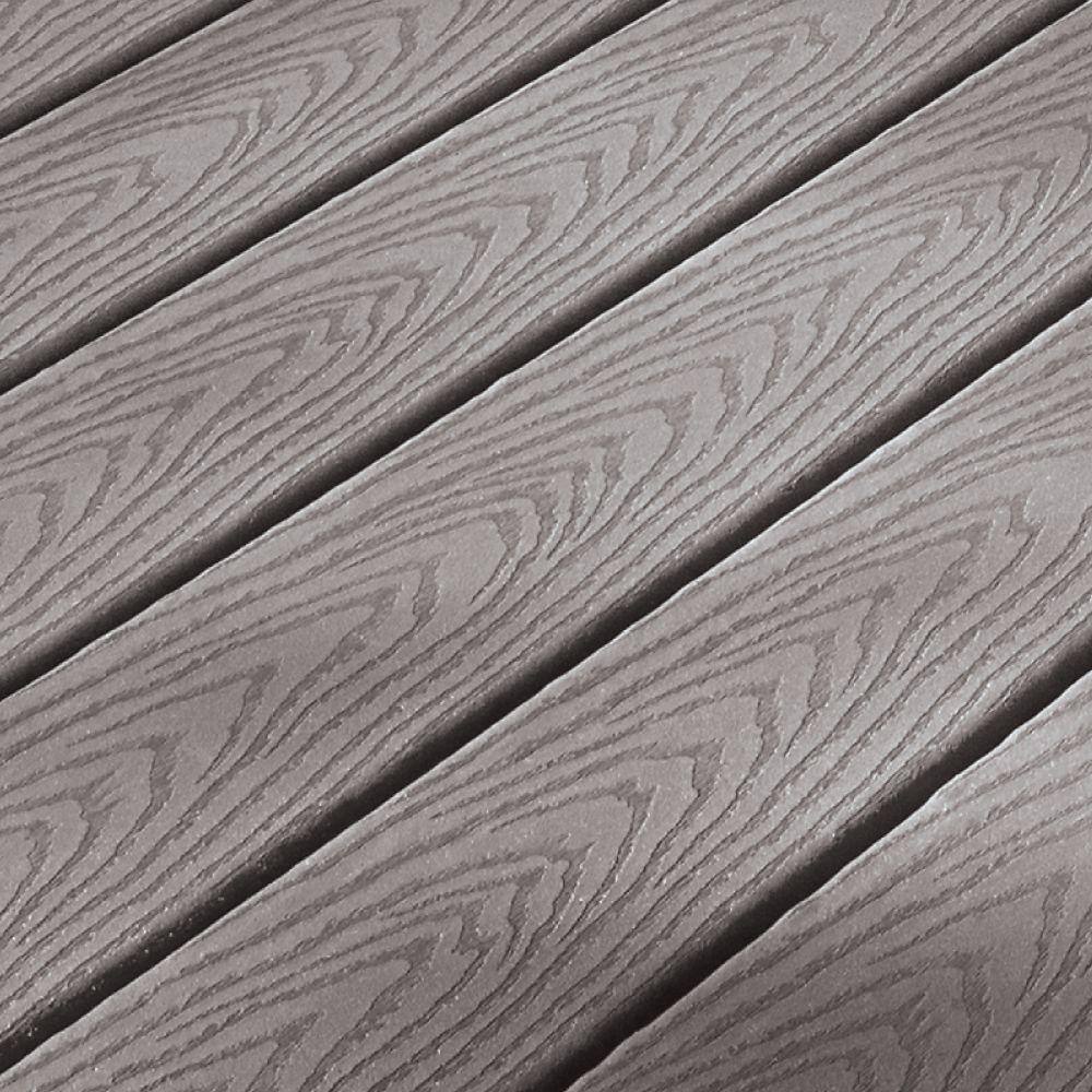 Trex Select 1 in. x 5-12 in. x 16 ft. Pebble Grey Grooved Edge Capped Composite Decking Board PG010616SG01