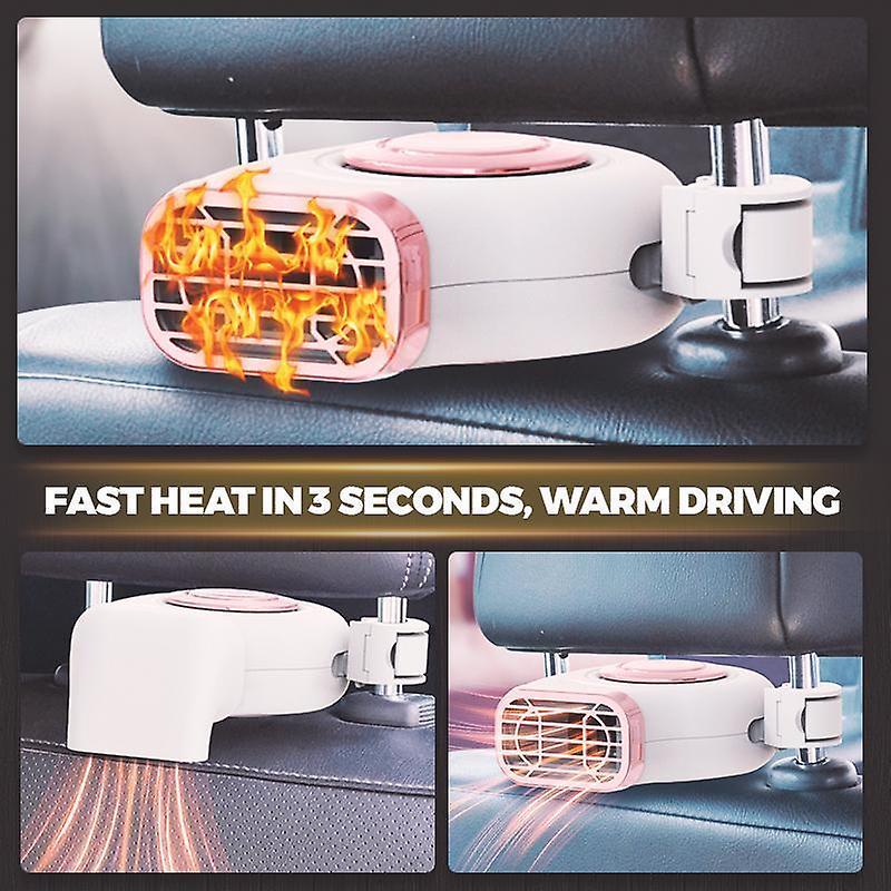 12v/24v Portable Car Heater Electric Vehicle Heating Fan Driving Defroster Electric Dryer Windshield Defogging Demister Defroste