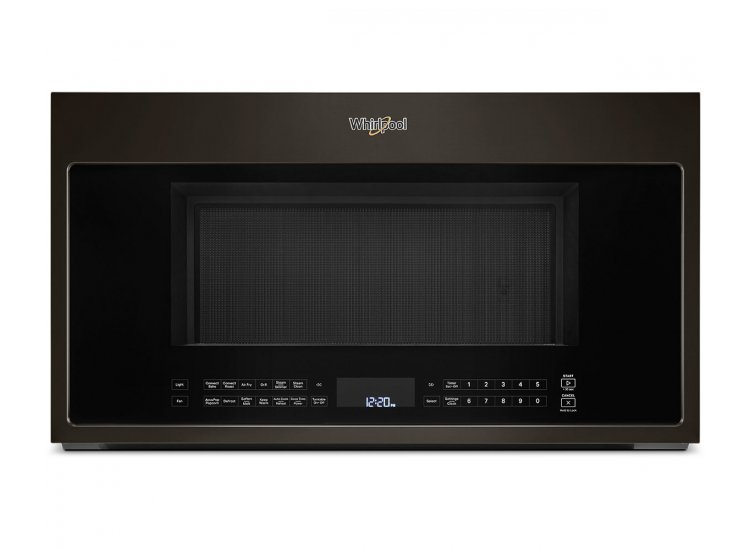 Whirlpool 1.9 Cu. Ft. Fingerprint Resistant Black Stainless Steel Microwave With Air Fry Mode