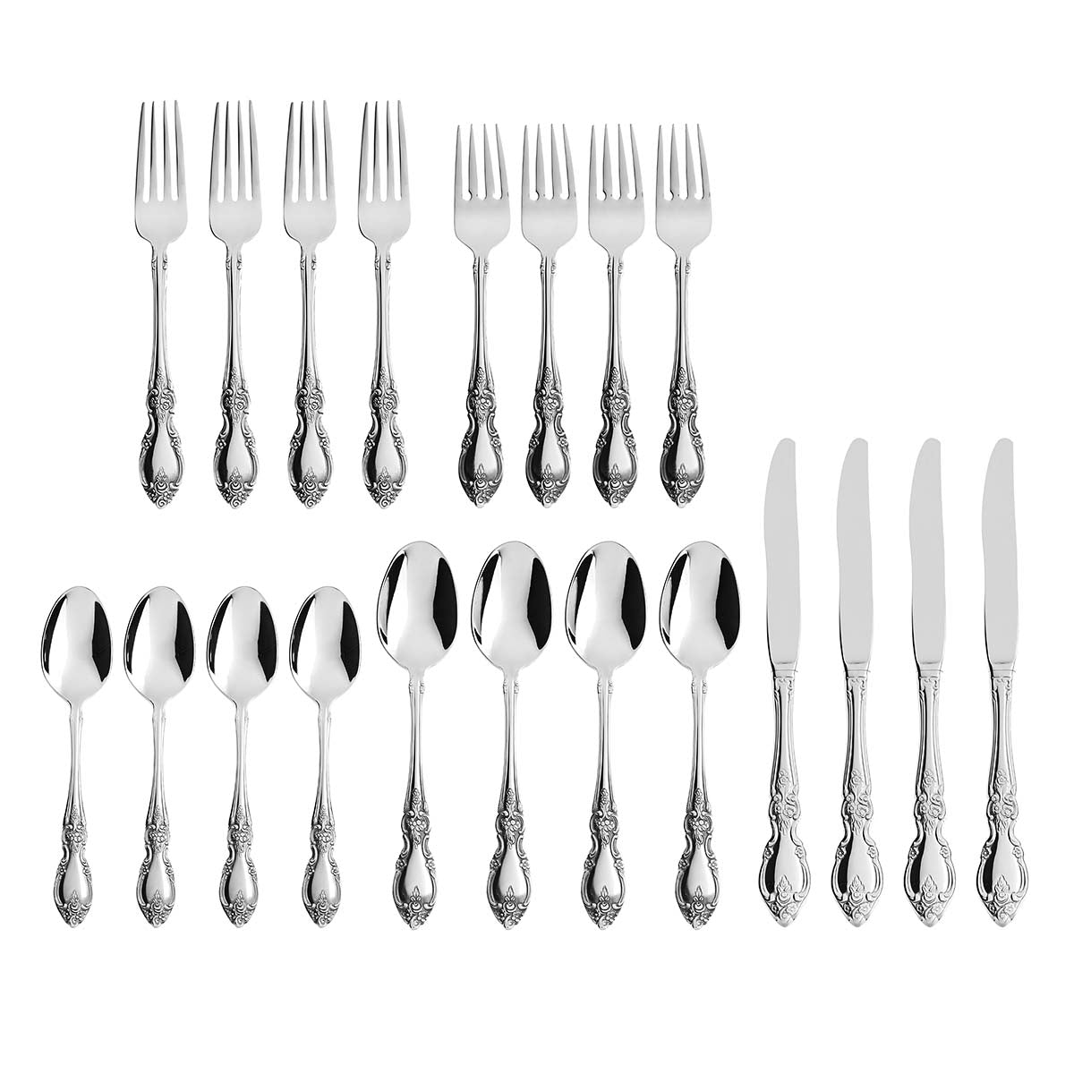 Louisiana 20 Piece Fine Flatware Set