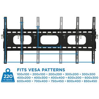 mount-it! Heavy-Duty Wide Screen Tilt Wall Mount for 42 in. to 90 in. Screen Size MI-318L