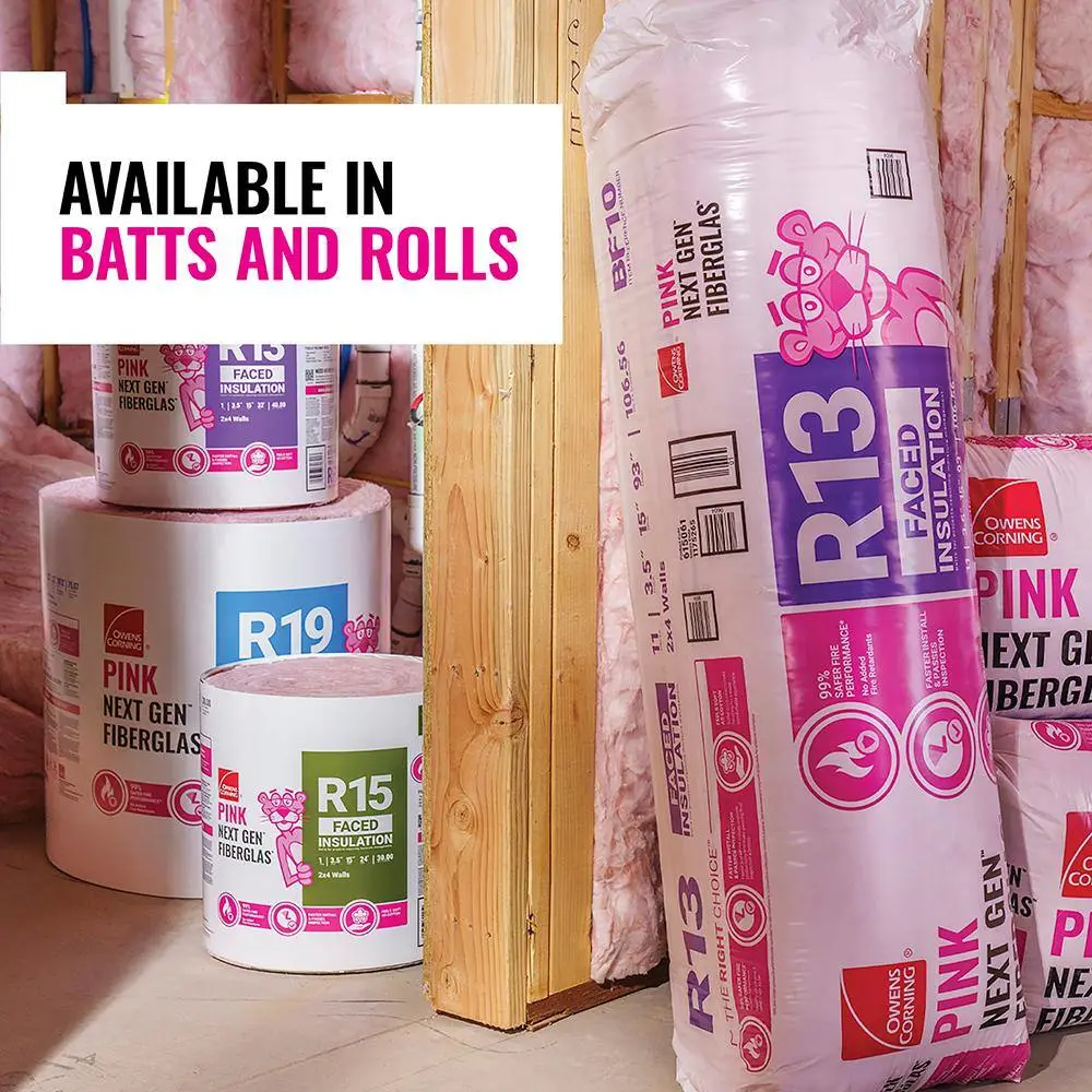 Owens Corning R-13 Kraft Faced Fiberglass Insulation Continuous Roll 15 in. x 32 ft. RF10