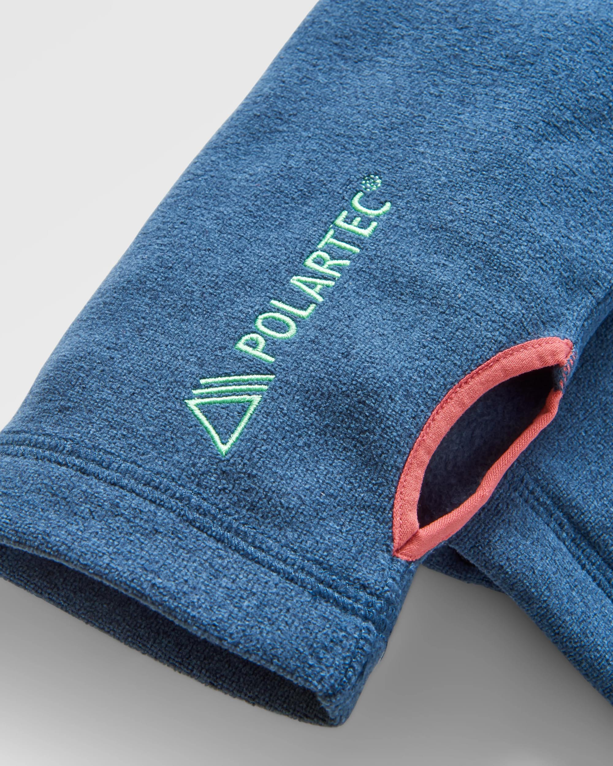 Pinegrove Recycled Polartec® Fleece Hoodie - Dark Denim Marl