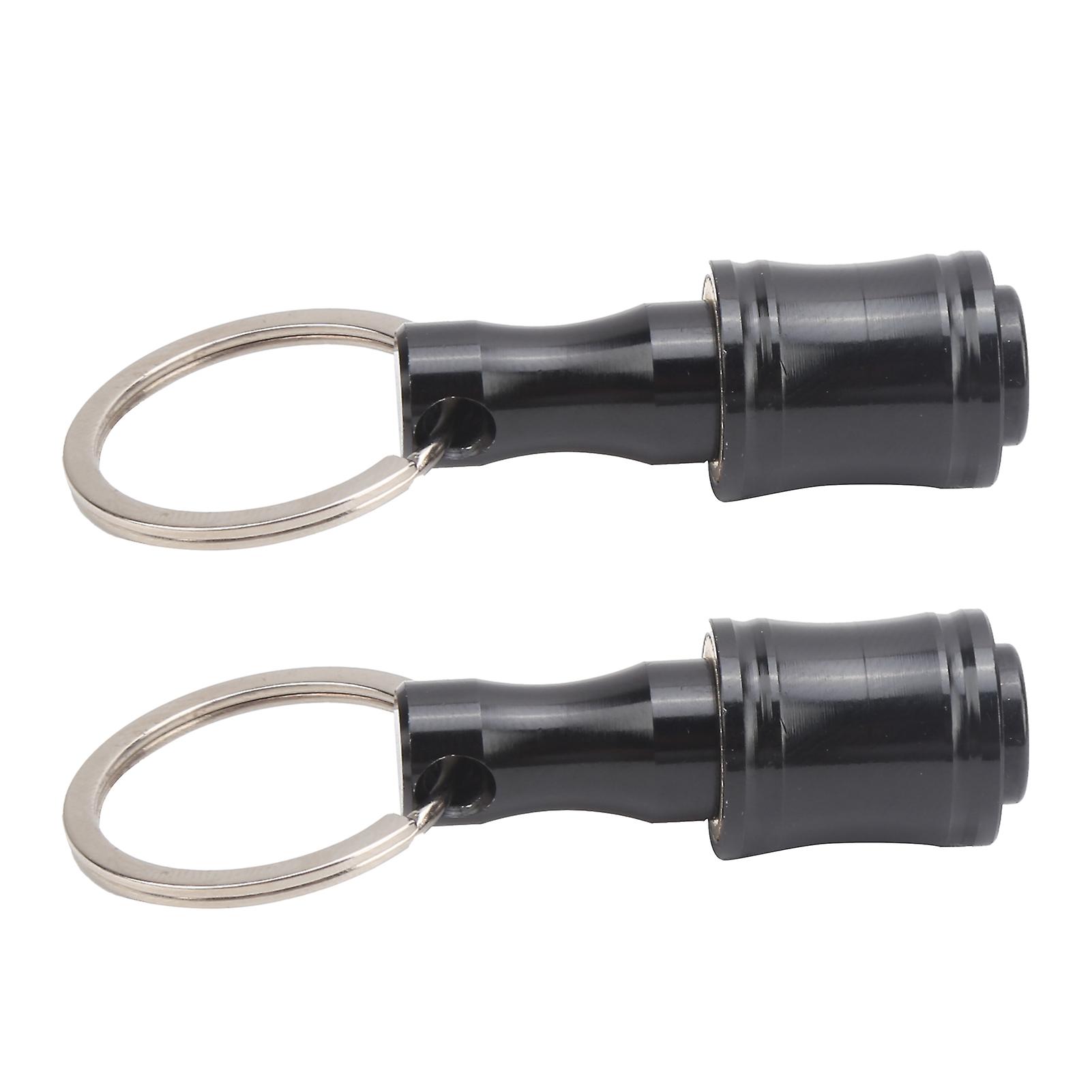 2pcs Hex Shank Screwdriver Bits Holder Drill Screw Extension Bar Quick Release Keychain