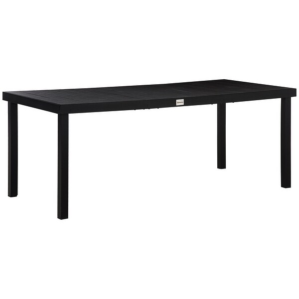 Outsunny Outdoor Dining Table for 8 People，Rectangular Garden Table