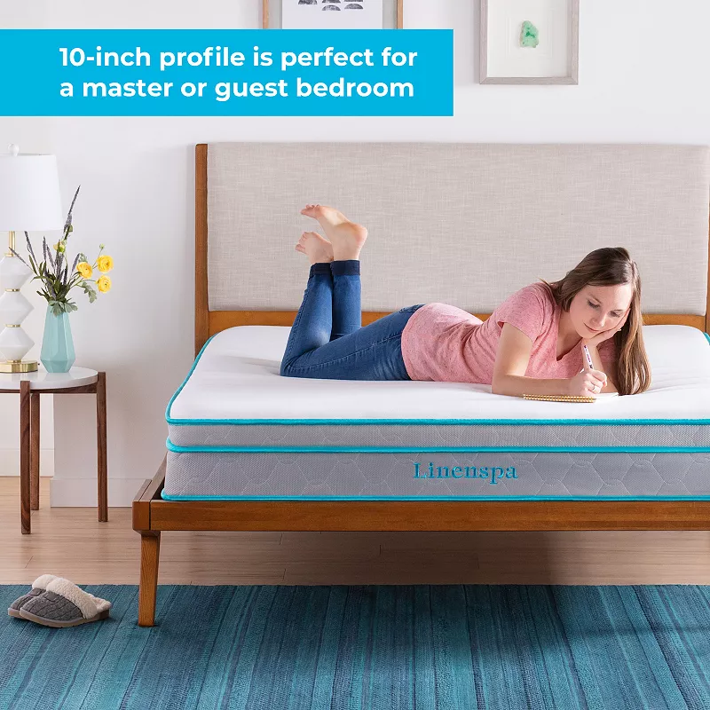 Linenspa Signature 10-in. Memory Foam Hybrid Mattress