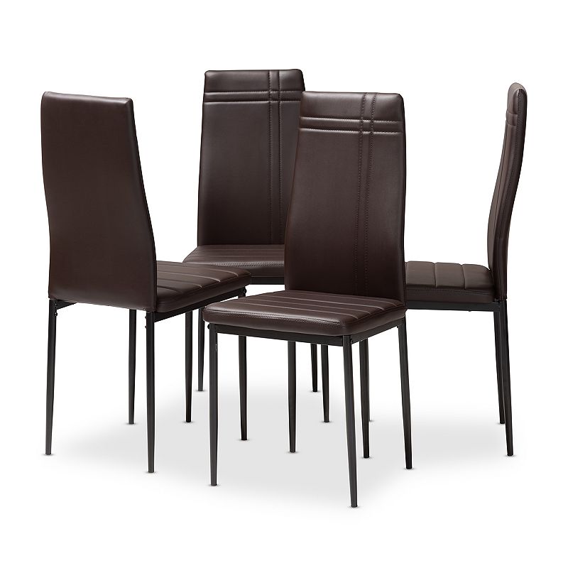 Baxton Studio Matiese Dining Chair 4-piece Set