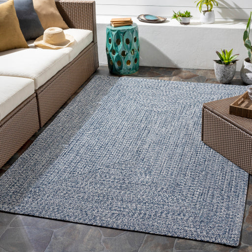 Chesapeake Bay Indoor/Outdoor Dark Blue Rug