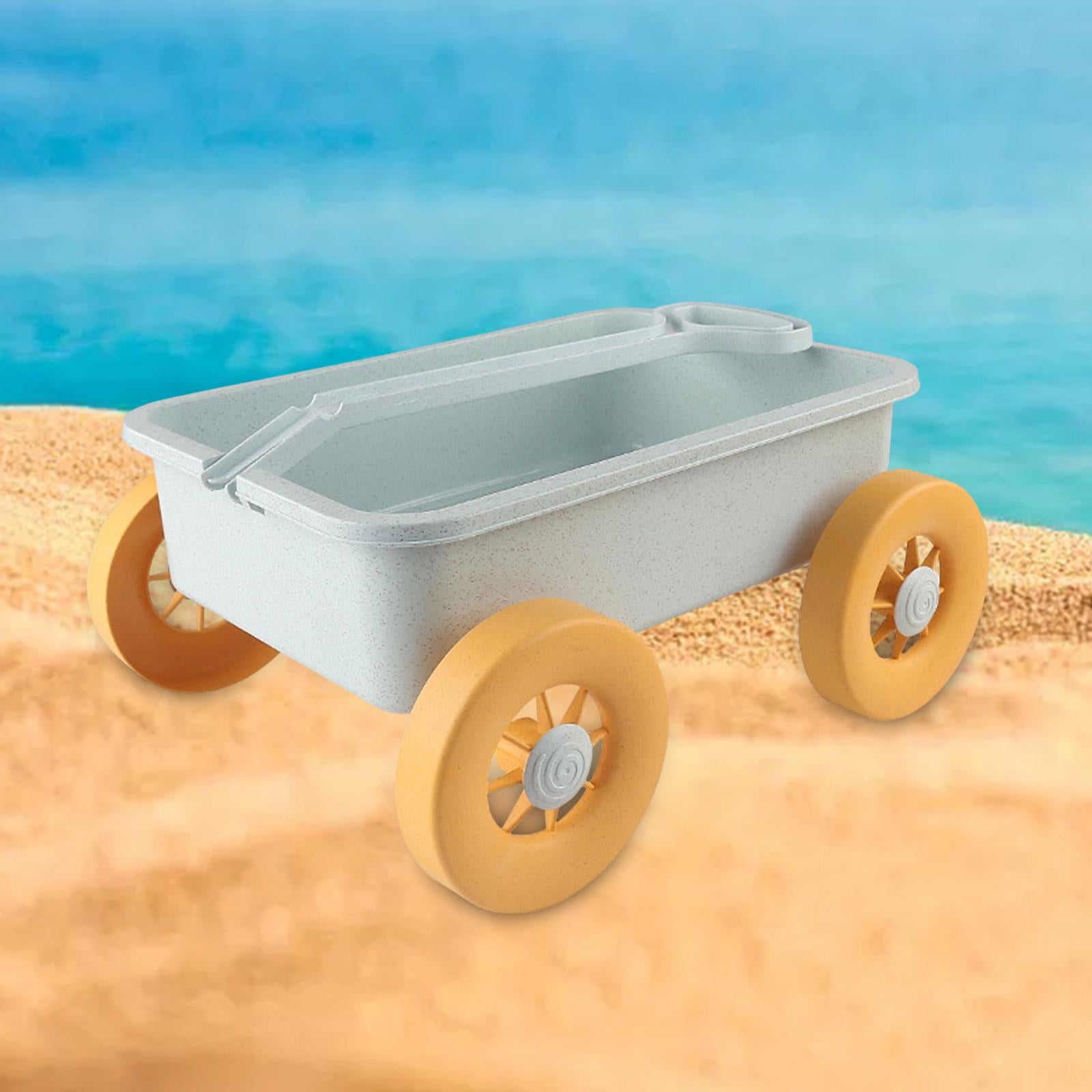 Wagon Beach Toy Cart,Play Motor Vehicles Outdoor Toy,Wheelbarrow Small Wagon Toys,Garden Wagon Tools Toy for Holding Small Toys