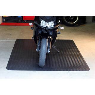 5 ft. x 7 ft. Black CommercialResidential Rubber Garage Matting WBGM57BK