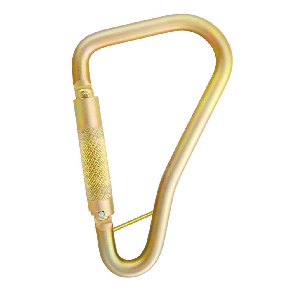 DW 2 in. Carabiner - Large Self-Locking - Steel - 14 in. Turn - Gate Opening - ANSI DXFP982001