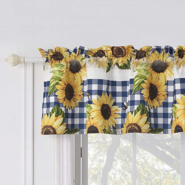 Sunflower Window Valance Gold 84in X 16in 2in By Barefoot Bungalow