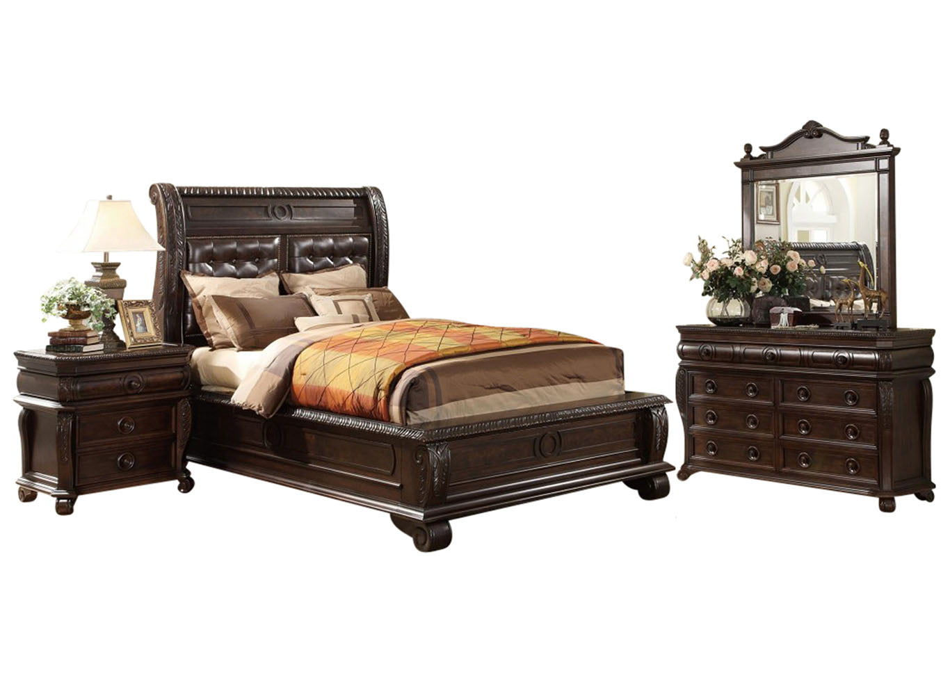 Hillsboro II King Sleigh Bed