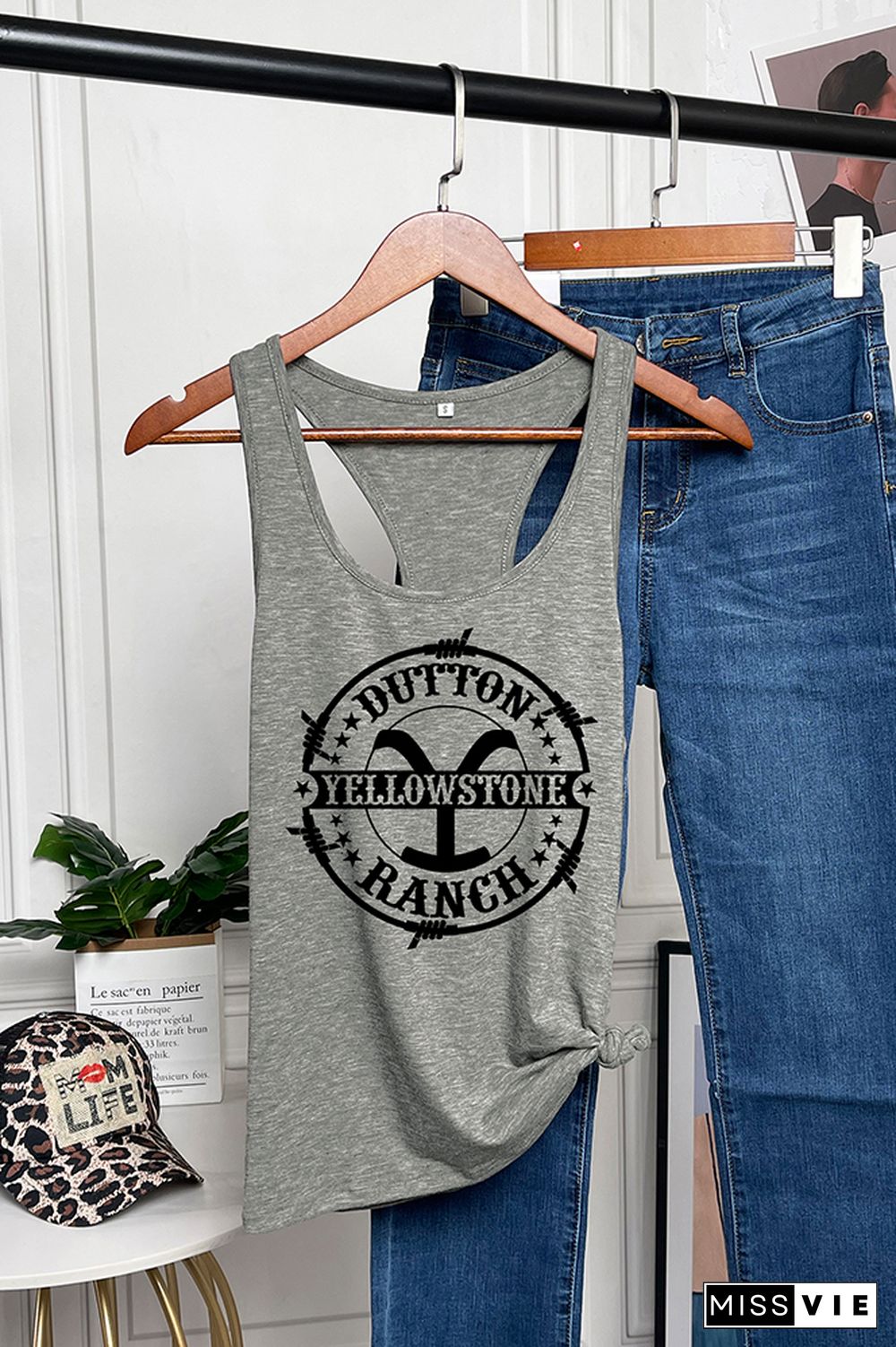 Dutton Ranch Yellowstone Sleeveless Tank Top Wholesale