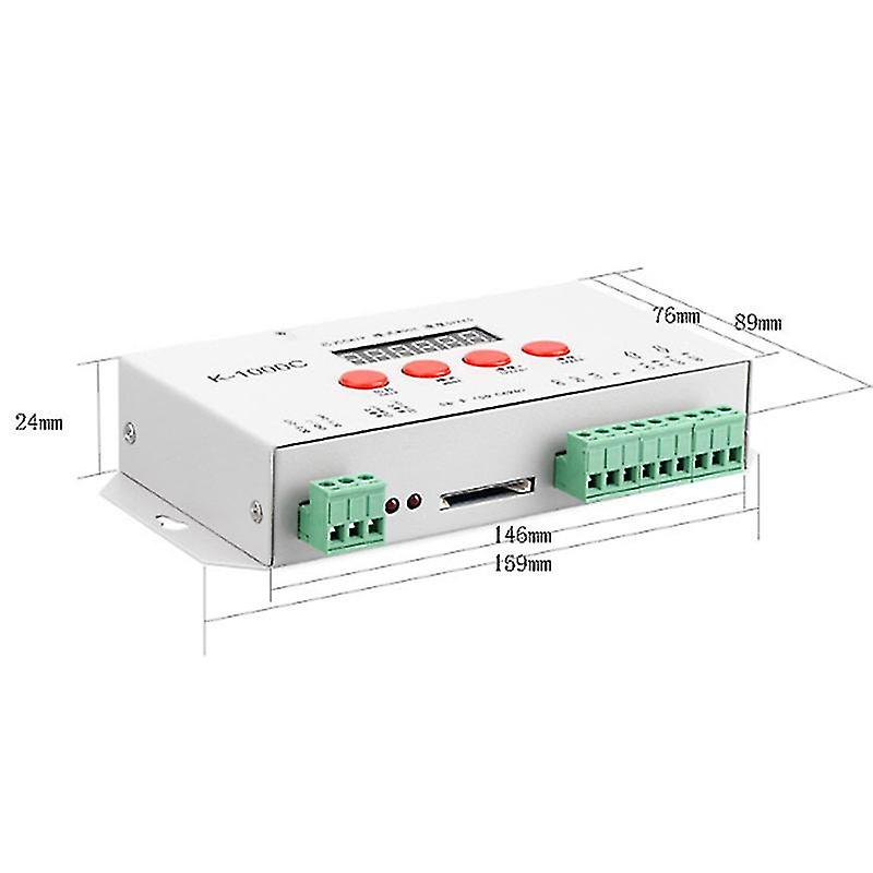 K-1000c Controller K1000c Ws2812b Ws2811 Apa102 T1000s Ws2813 Led 2048 Pixel Controller Dc5-24v