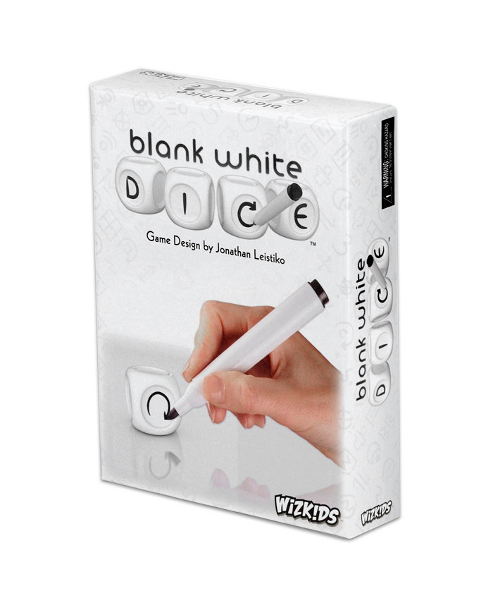 WizKids Games Blank White Dice Game