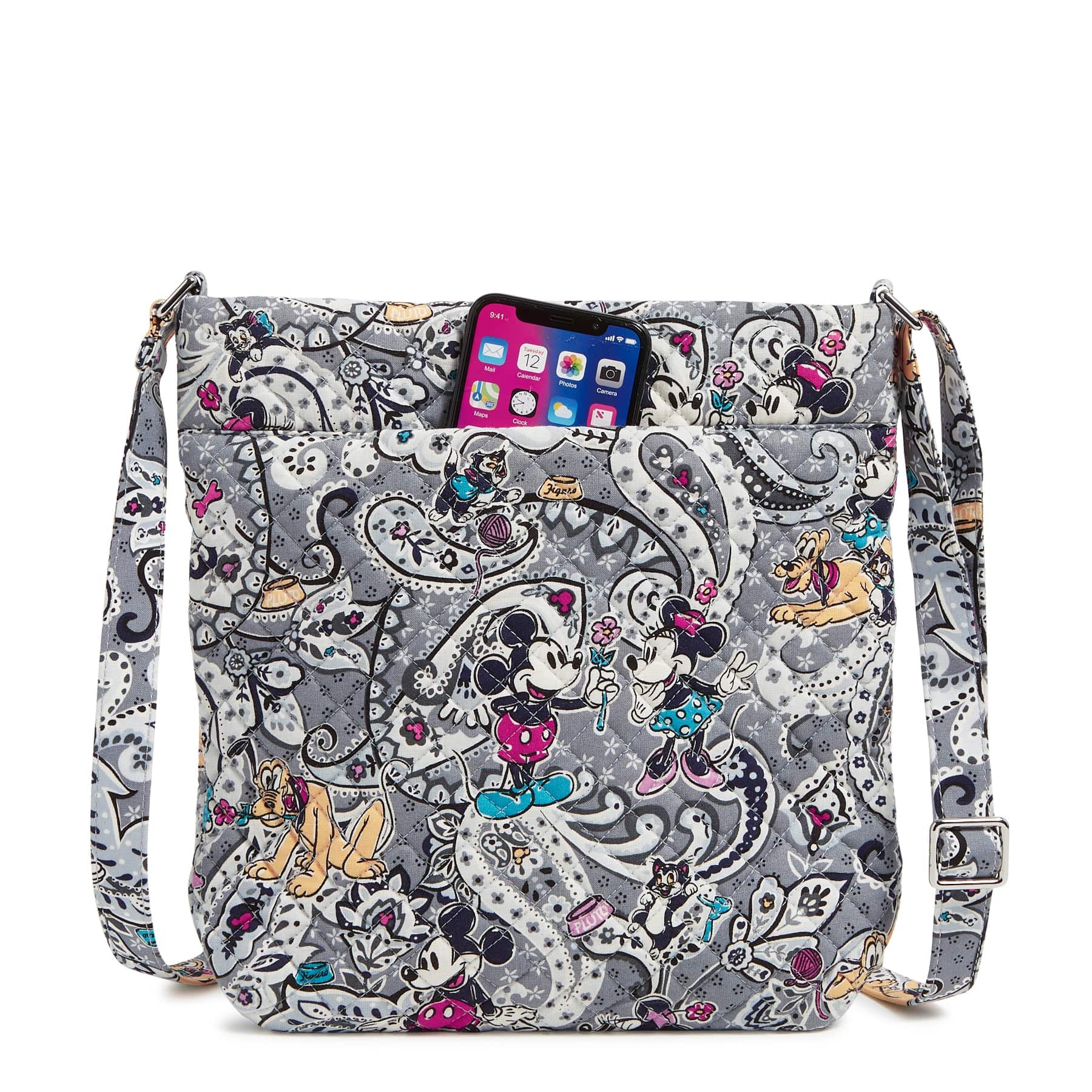 Disney Triple Zip Hipster Crossbody Bag