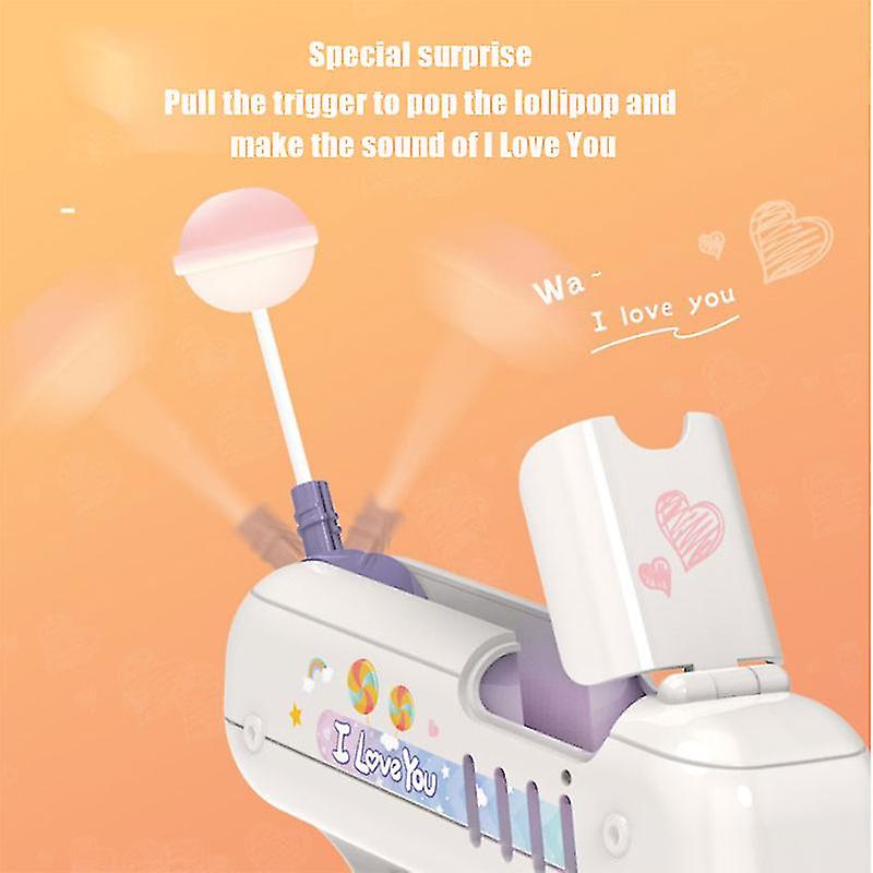 Gun Love Surprise Lollipop Gun Same Creative Toy Girl Friend Gift Boyfriend ! Candy Gift For Boy Friend Children