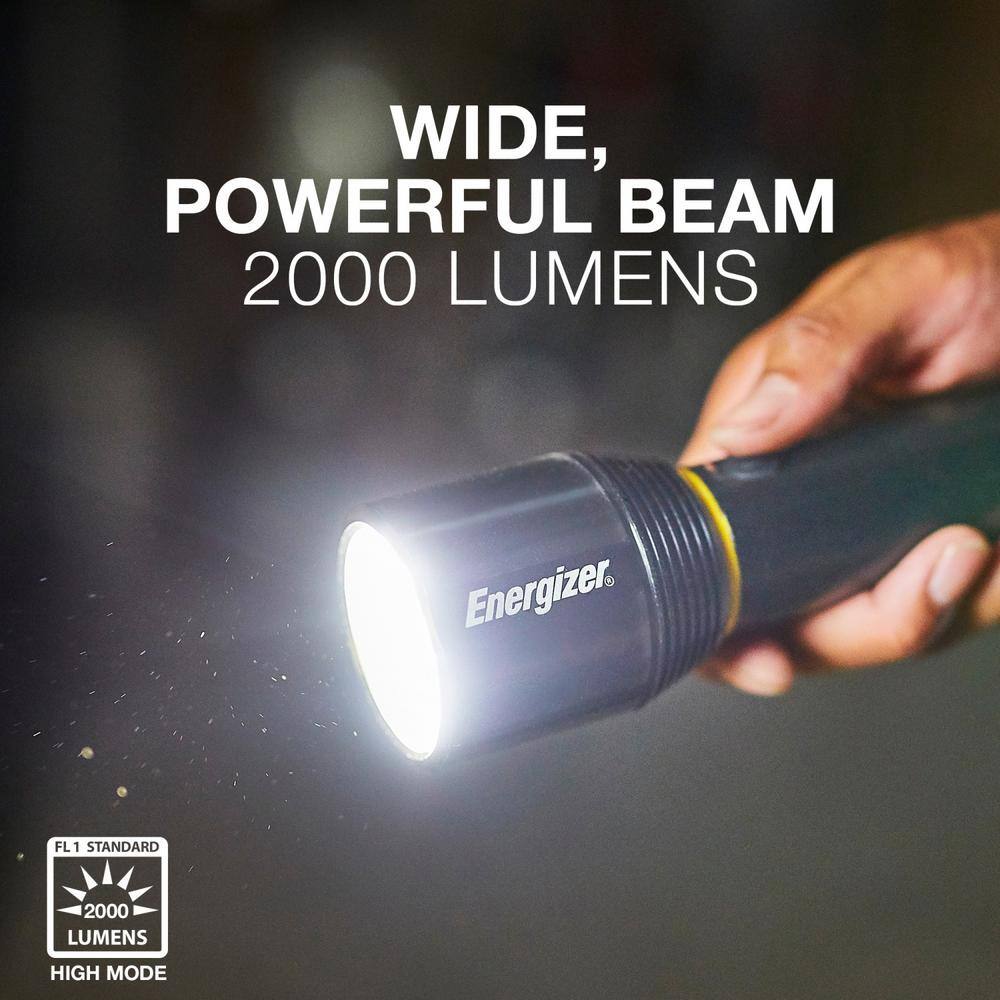 Energizer Vision HD Ultra LED Flashlight 2000 Lumens ENPMZH91EH