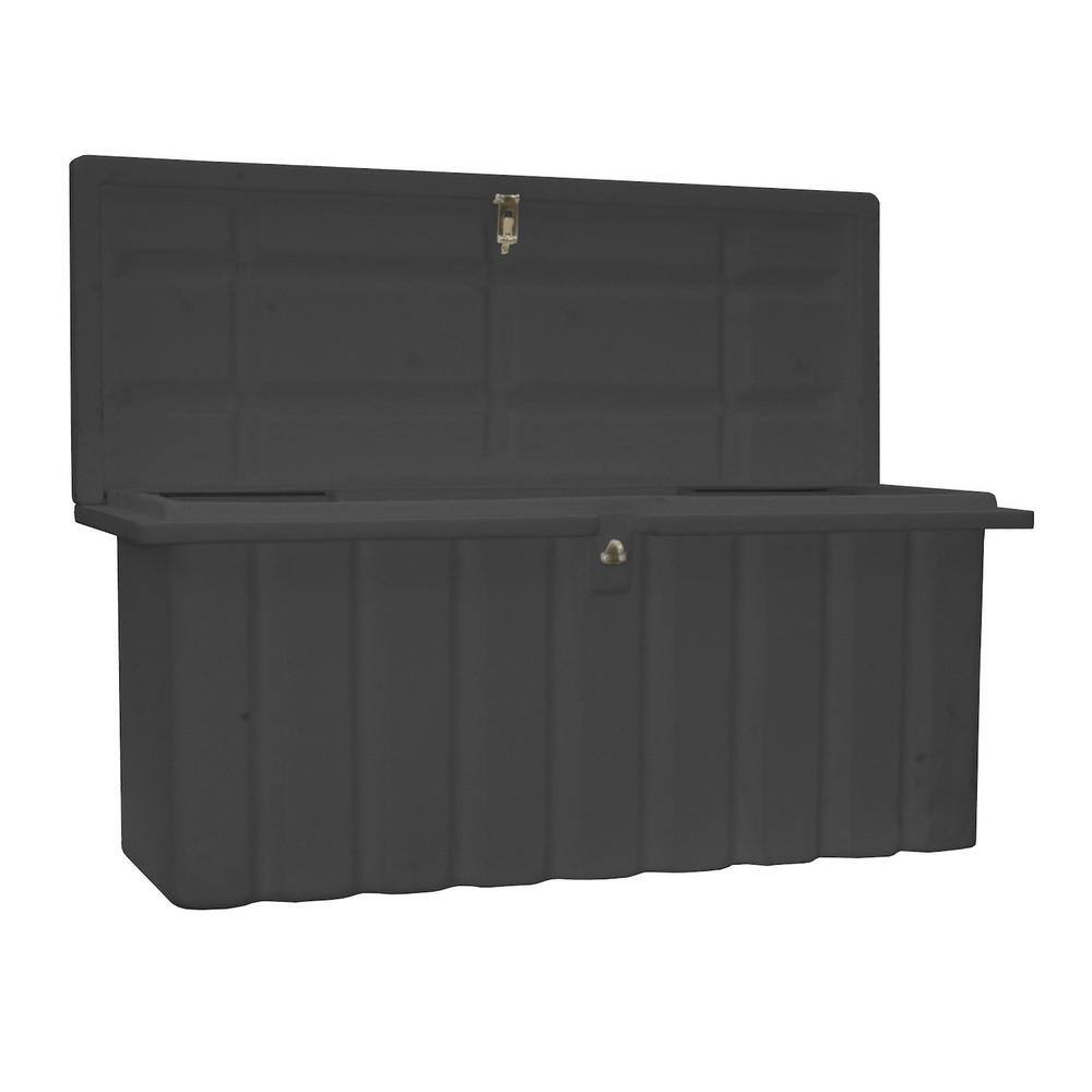 Buyers Products Company 22.5 in. x 19.5 in. x 51 in. Matte Black Plastic All-Purpose Truck Tool Box Chest 1712250