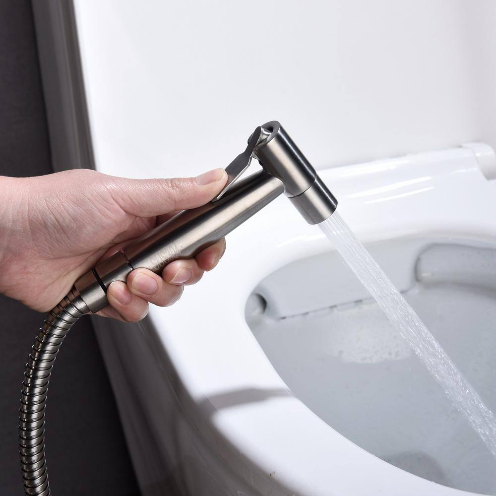 matrix decor Modern Single-Function Dual-Mount Handheld Bidet Sprayer in Stainless Steel MD-ALP33301NC