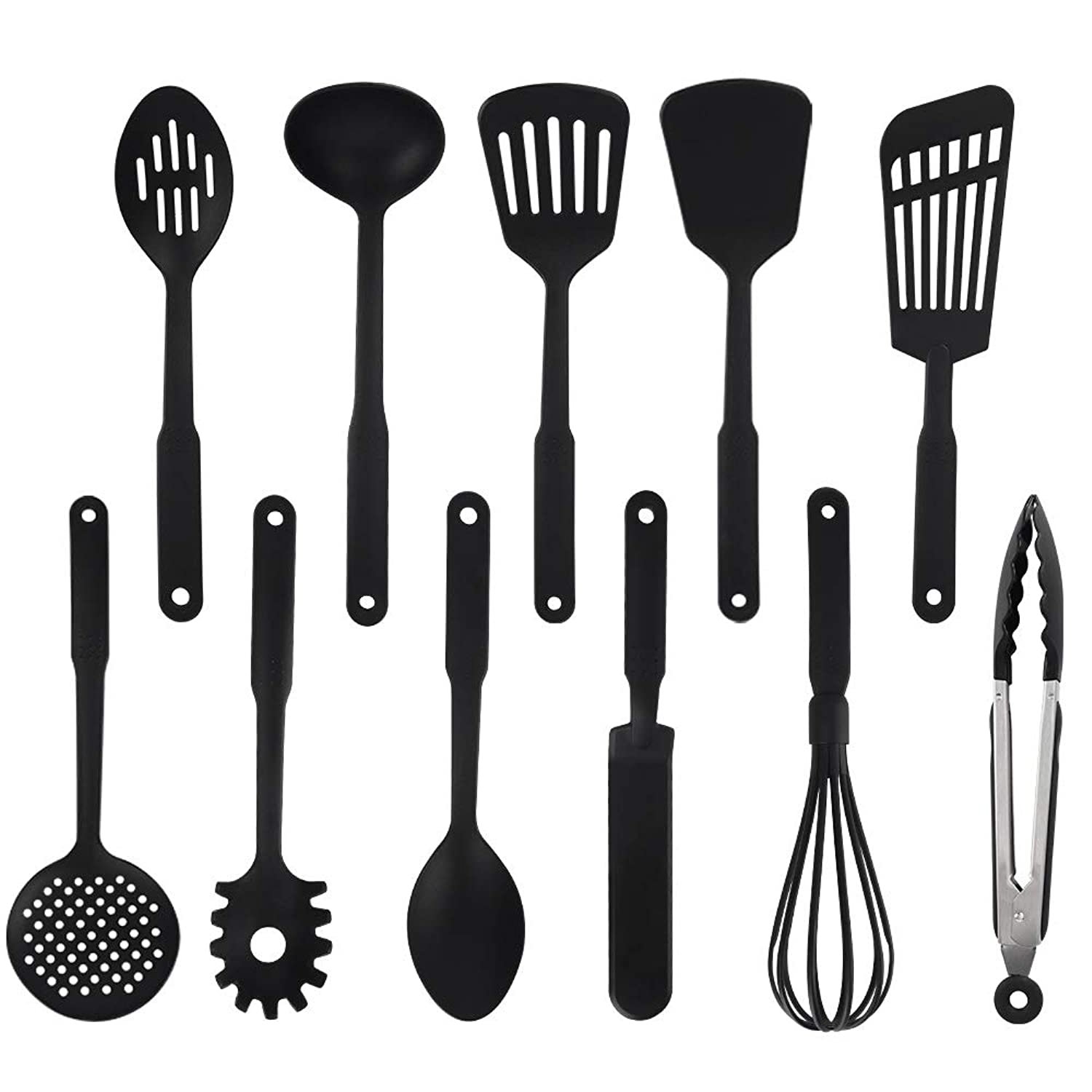 Kitchen Utensil Set Of 11 Pcs， Nylon Utensil Set， Non-Stick Cooking Utensils Set 410