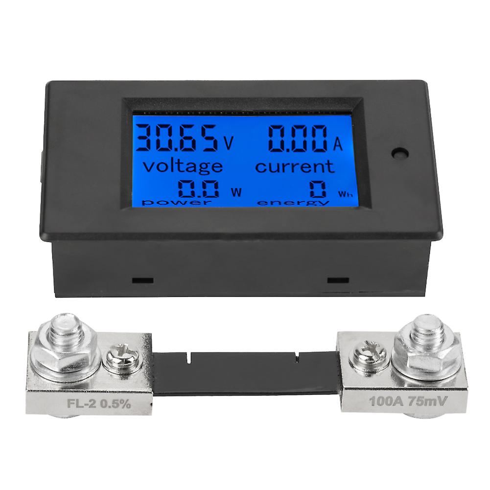 Peacefair Pzem-051 Dc 6.5-100v Digital Electric Power Energy Voltage Current Meter (100a Shunt)