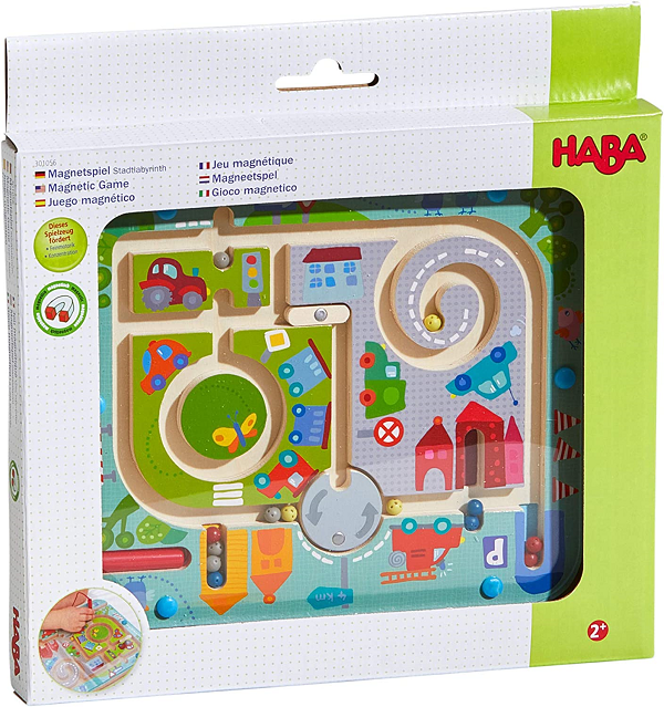 HABA Town Maze Magnetic Puzzle Game - Education Toy