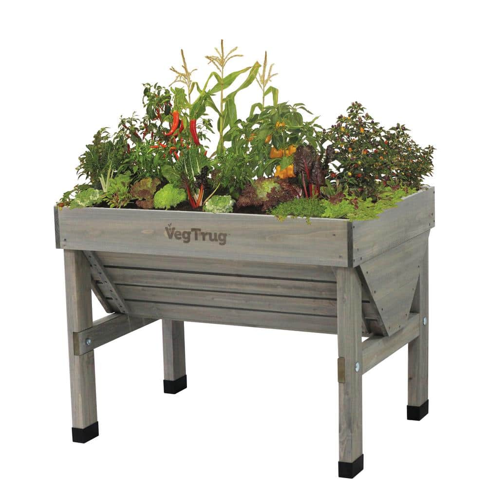 VegTrug 1 m Wooden Raised Bed Planter VTGWS0391USA